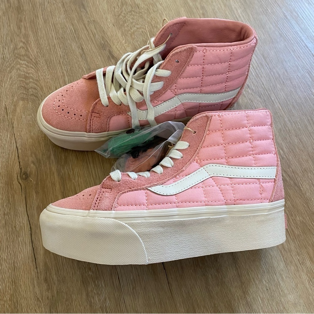 JFG X VANS VAULT SK8-HI REISSUE PLATFORM VLT LX - CORAL ALMOND